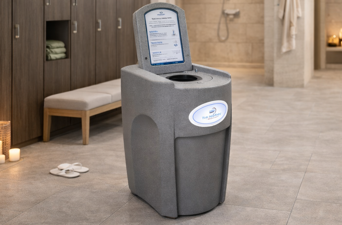 Extract'O modèle comptoir intégré dans un spa haut de gamme